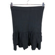 Unisex Taifun - Kootud seelik, suurus 36 - Must ()