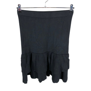 Unisex Taifun - Kootud seelik, suurus 36 - Must (1)