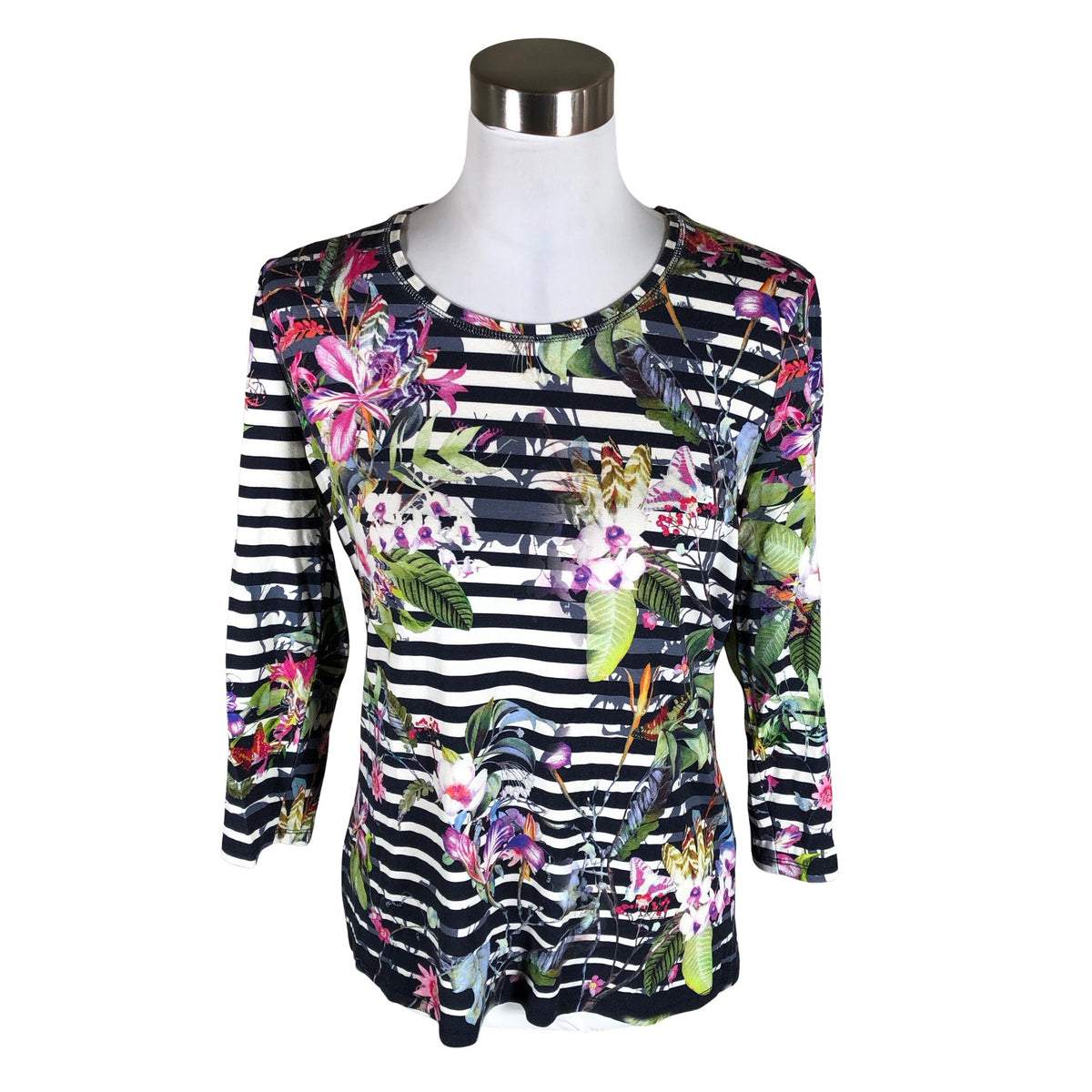 Unisex Betty Barclay - Trikotaažist pluus, suurus 38 - Sinine (1)