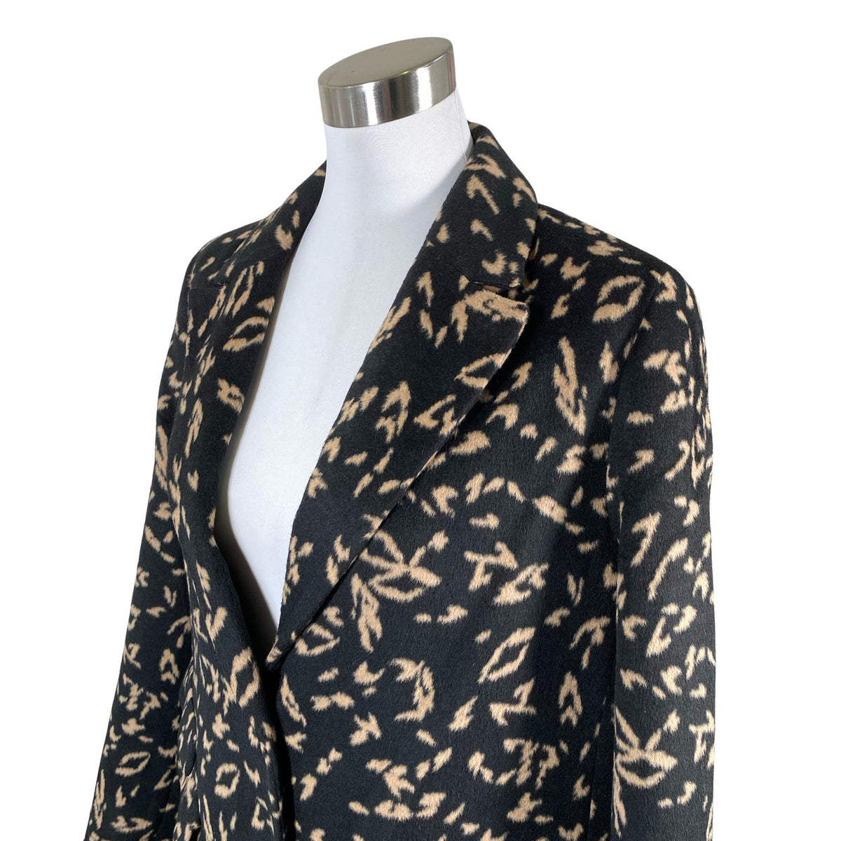 Unisex Taifun - Villane mantel, suurus 38 - Must (2)