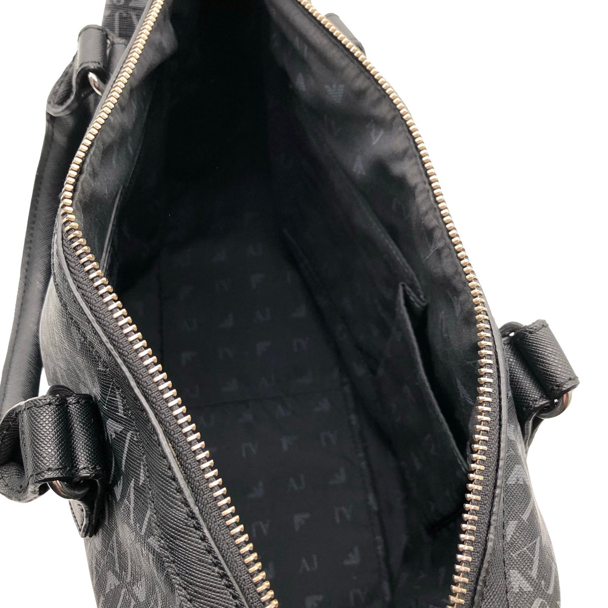 Unisex Armani Jeans - Käekott, suurus Maxi - Must (3)
