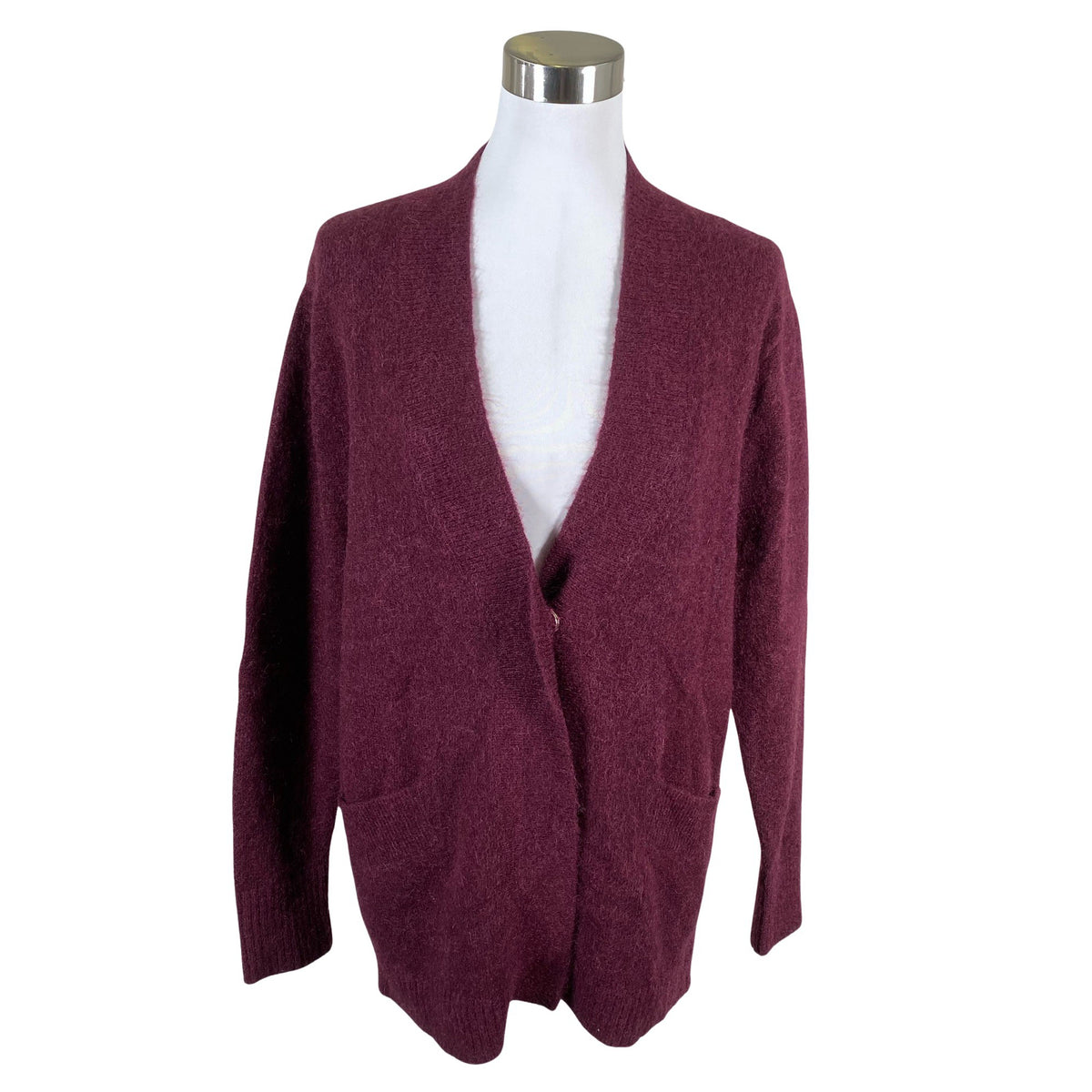 Unisex Aventura - Kardigan, suurus 38 - Veinipunane (1)