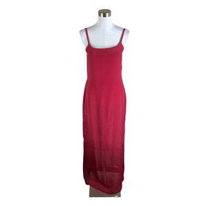 Unisex Kaffe - Õhuke kleit, suurus 38 - Veinipunane (1)