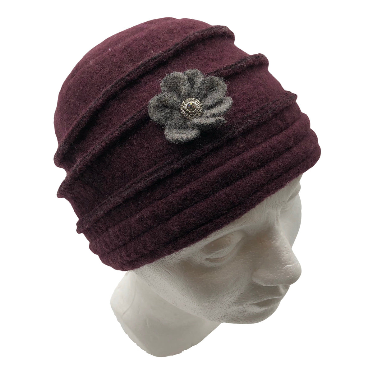 Unisex Salon - Talvemüts, suurus 54 - 56 cm - Veinipunane (1)