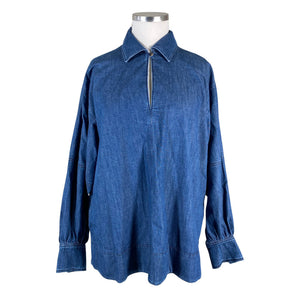 Unisex Arket - Teksasärk, suurus 44 - Sinine (1)