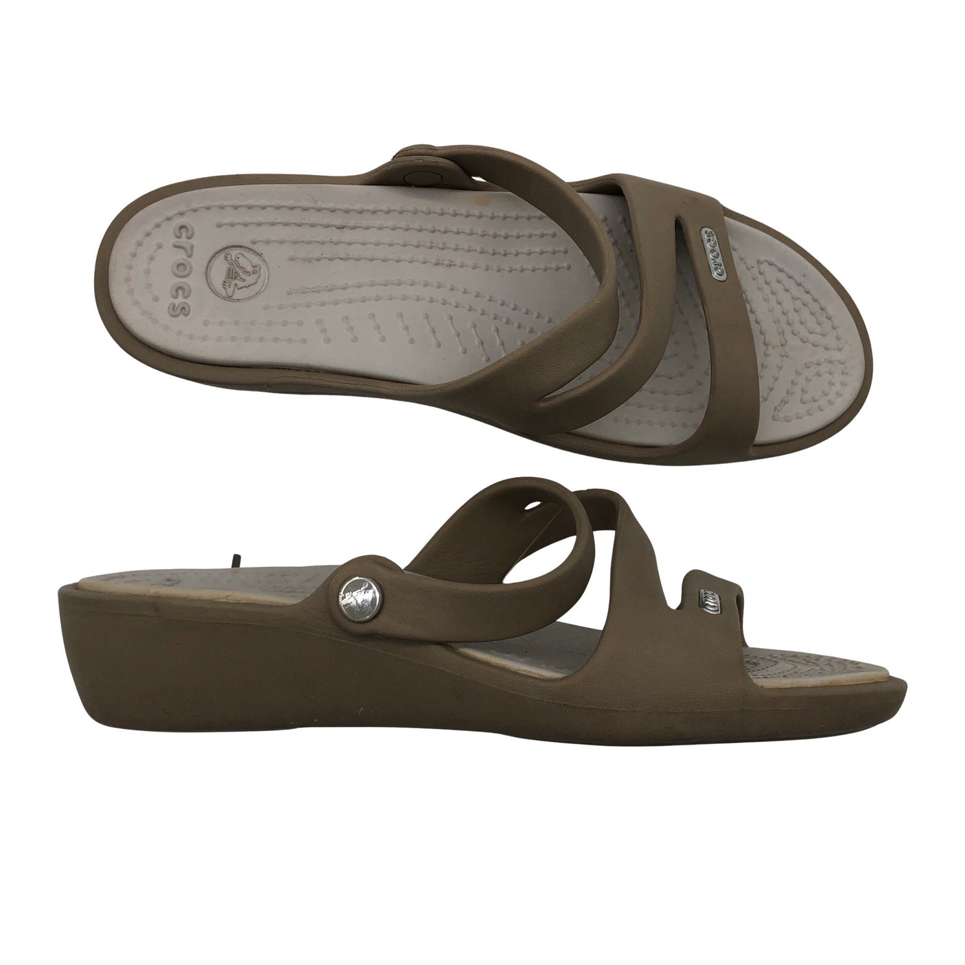 Unisex Crocs - Plätud, suurus 38 - Beige (1)