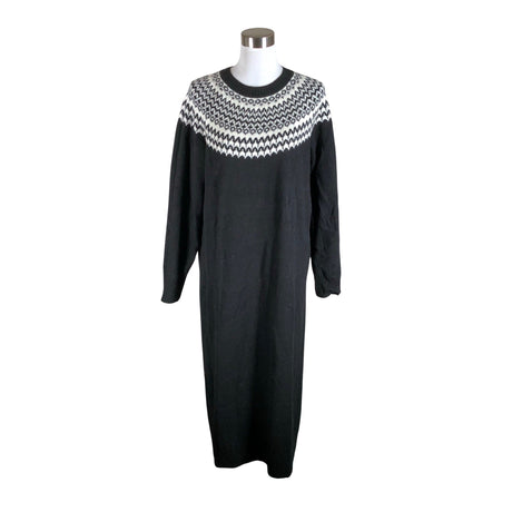 Unisex Nanso - Kootud kleit, suurus 40 - Must ()