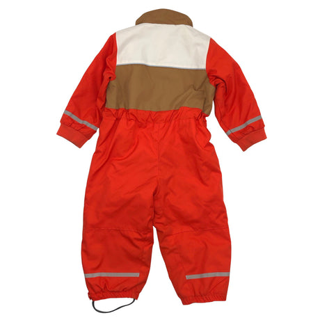 Unisex Mini Rodini - Õhem talvekombinesoon, suurus 80 - 86 - Oranž (2)