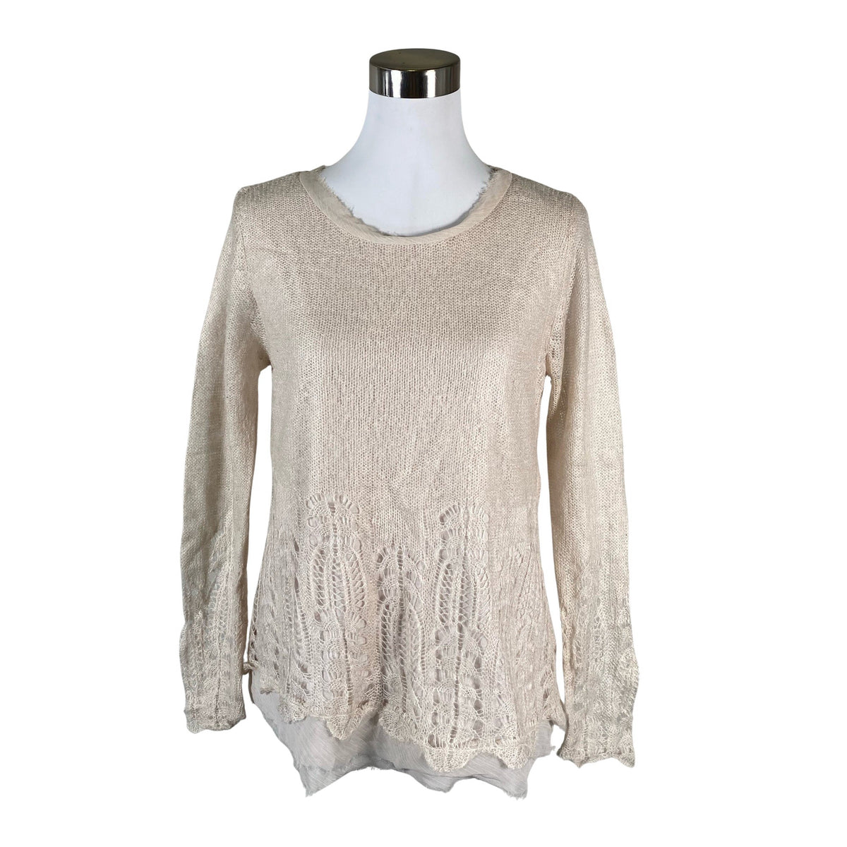 Unisex Cream - Kampsun, suurus 36 - Beige (1)