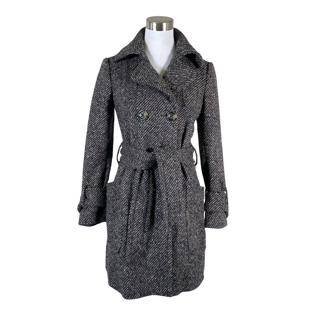 Unisex Benetton - Villane mantel, suurus 36 - Hall (1)