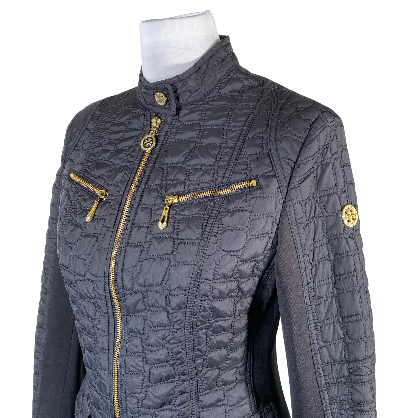 Unisex Tory Burch - Tepitud jope, suurus 36 - Must