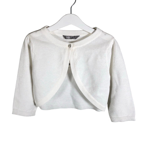 Unisex Lindex - Kootud boolero, suurus 122 - 128 - Valge ()