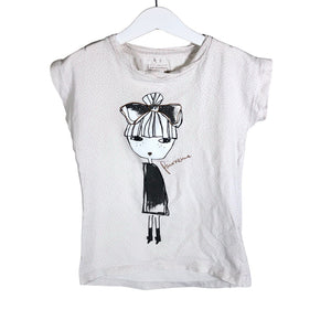 Unisex Name It - T-särk, suurus 122 - 128 - Valge (1)