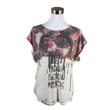 Unisex Guess - T-särk, suurus 38 - Beige ()