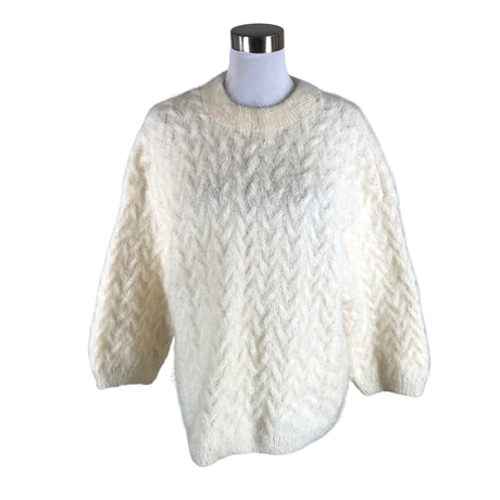 Unisex Handmade - Kampsun, suurus 40 - Looduslik valge ()