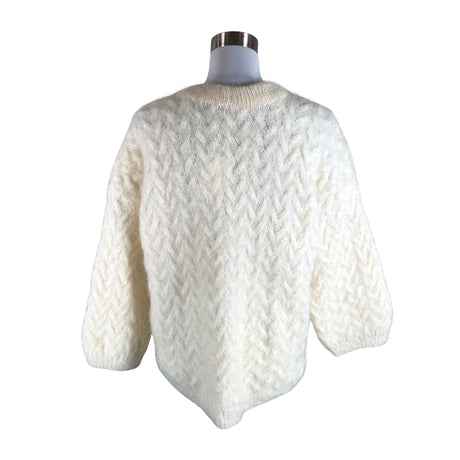 Unisex Handmade - Kampsun, suurus 40 - Looduslik valge (2)