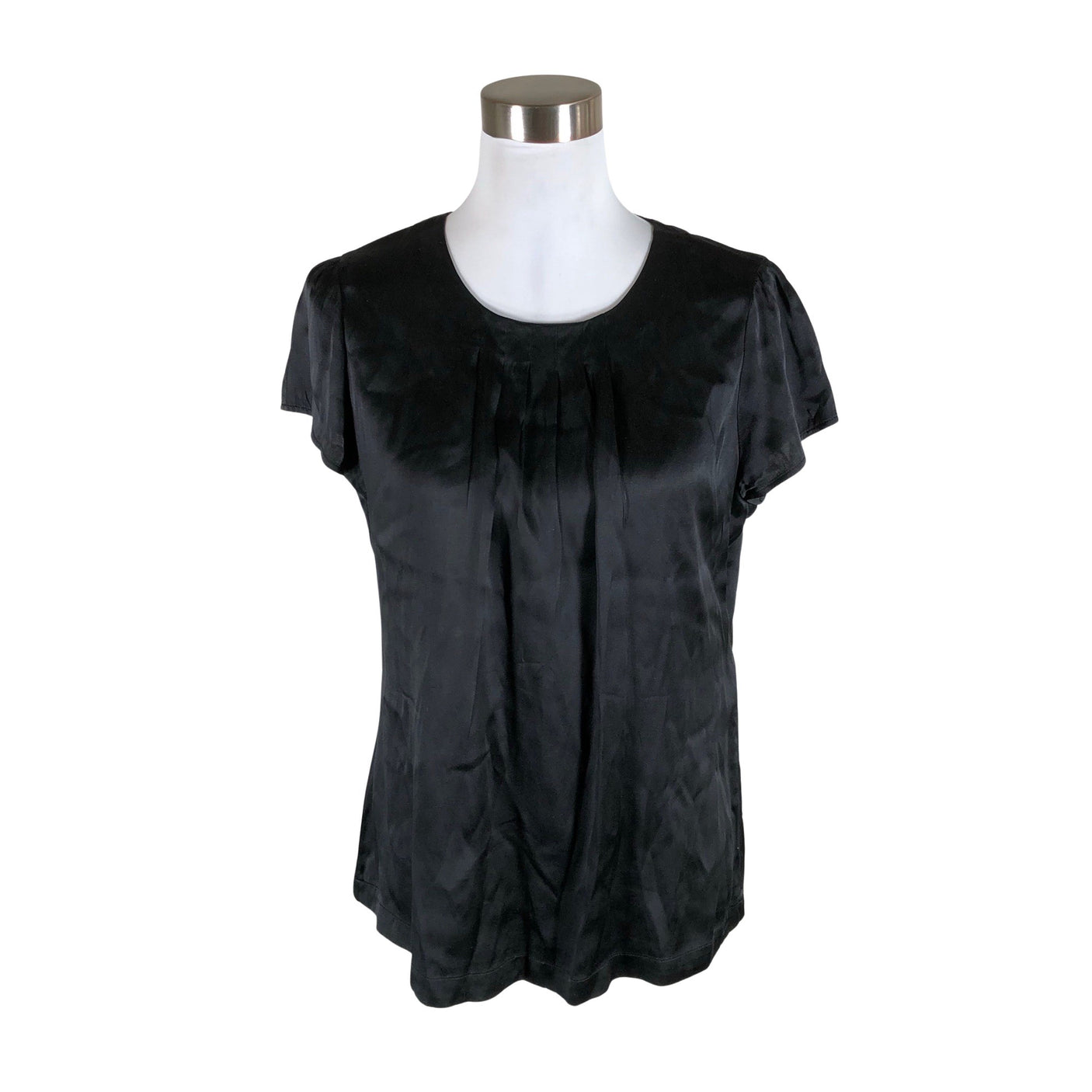 Unisex Ril's - Lühikeste käistega pluus, suurus 40 - Must (1)