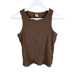 Unisex Lindex - Trikotaažist topp, suurus 164 - 170 - Pruun (1)