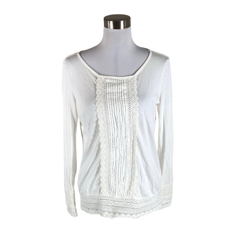Unisex Esprit - Trikotaažist pluus, suurus 38 - Looduslik valge ()