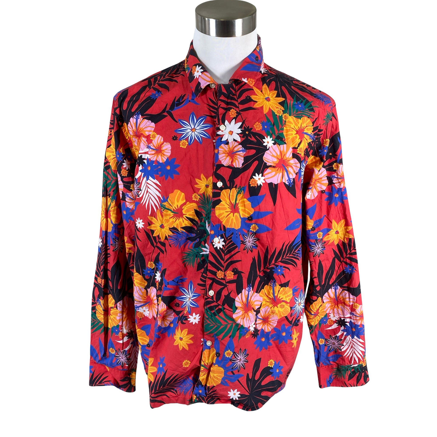 Unisex Knowledge Cotton Apparel - Triiksärk, suurus XXL - Punane (1)