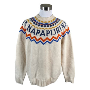 Unisex Napapijri - Kampsun, suurus XXL - Looduslik valge (1)