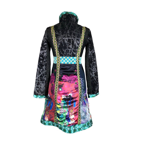 Unisex Desigual - Villane mantel, suurus 36 - Must (2)