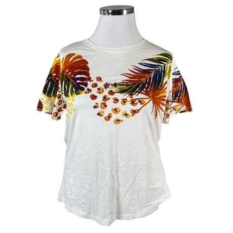 Unisex Desigual - T-särk, suurus 44 - Valge ()