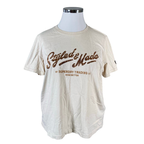 Unisex Superdry - T-särk, suurus 44 - Beige ()