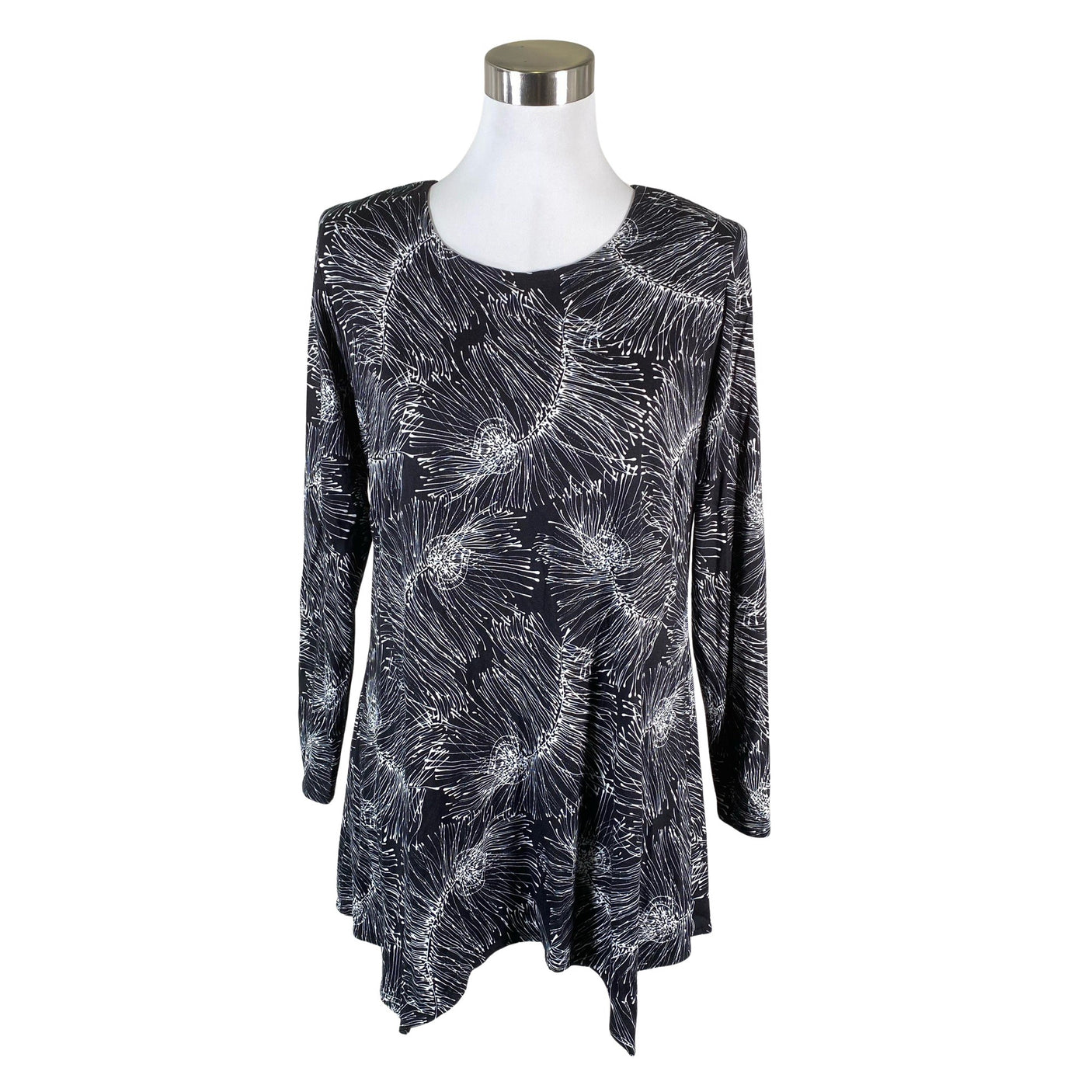 Unisex Tricana - Trikotaažist tuunika, suurus 32 - Must (1)