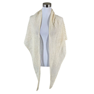 Unisex Pirita - Õlasall, suurus Maxi - Looduslik valge (1)