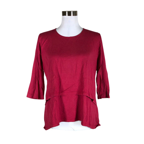Unisex Nanso - Trikotaažist pluus, suurus 40 - Punane ()
