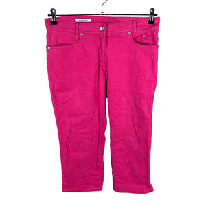 Unisex Steilmann - Teksast poolpikad püksid, suurus 42 - Roosa (1)