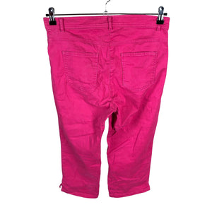 Unisex Steilmann - Teksast poolpikad püksid, suurus 42 - Roosa (2)