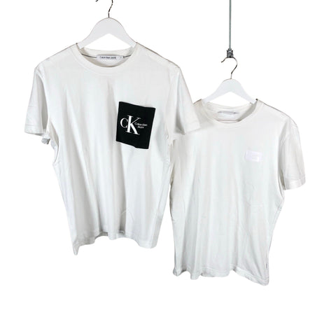 Unisex Calvin Klein Jeans - T-särk, suurus M - Valge ()