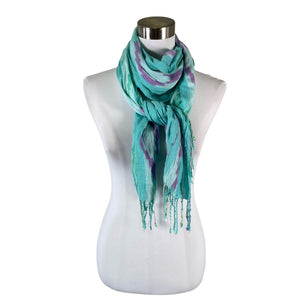Unisex Global - Õhuke sall, suurus Midi - Türkiis (1)