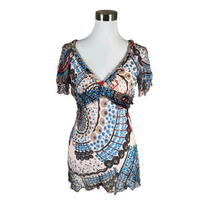 Unisex Marc Cain - Lühikeste käistega pluus, suurus 38 - Heleroosa (1)