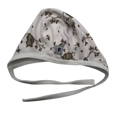 Unisex Polarn O. Pyret - Müts, suurus 34 - 36 cm - Valge ()