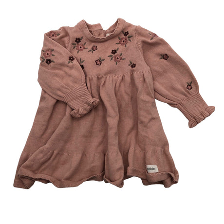Unisex Newbie - Kootud kleit, suurus 50 - 56 - Heleroosa ()