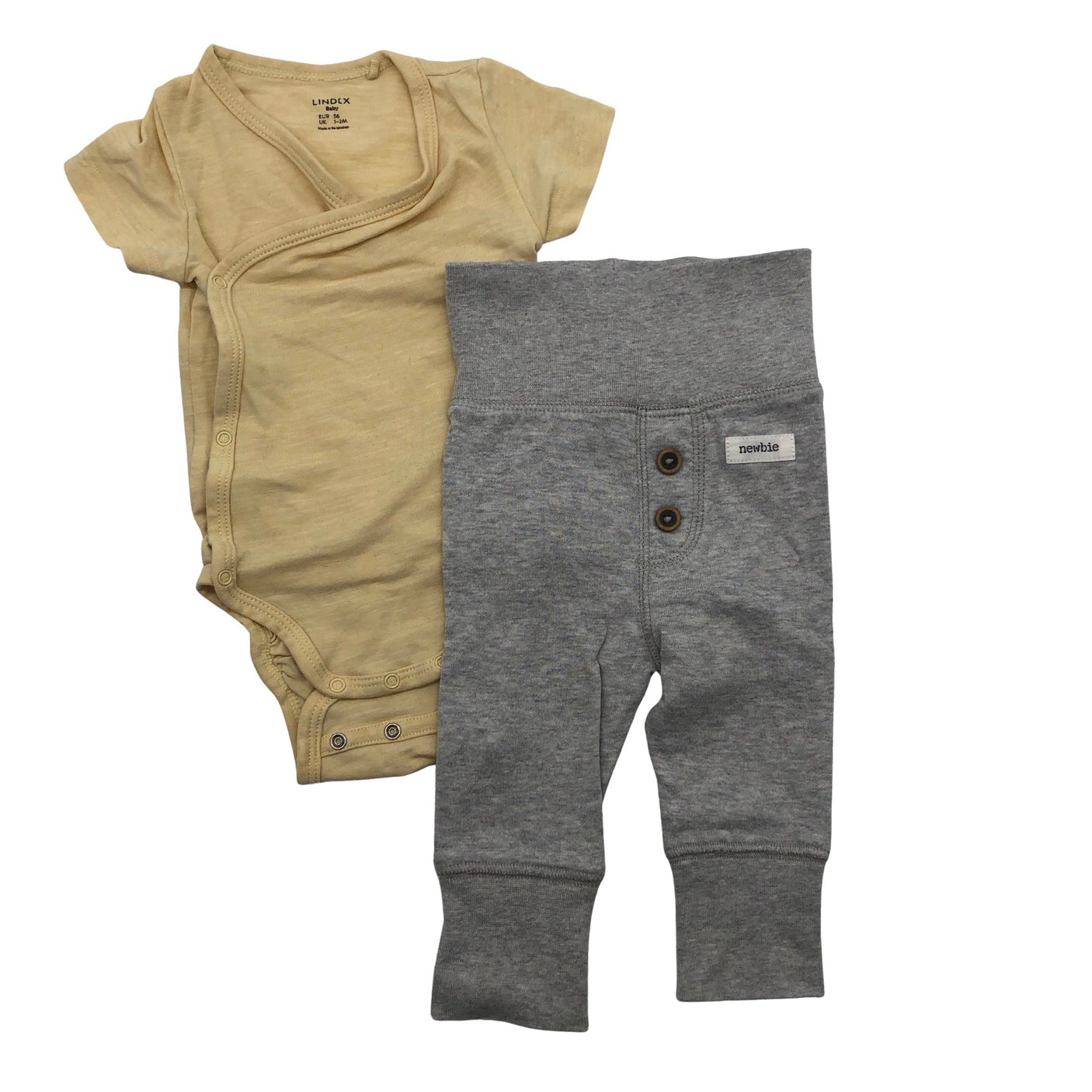 Unisex Lindex - Hõlmikbodi, suurus 50 - 56 - Kollane (1)