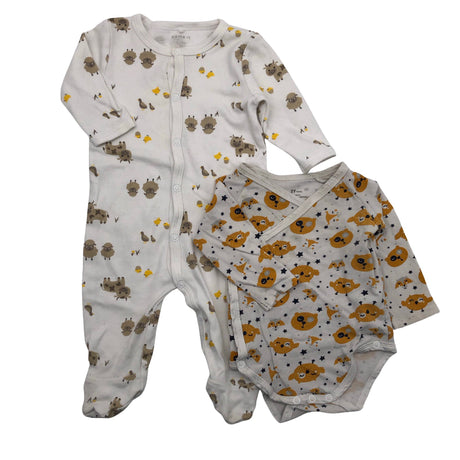 Unisex Name It - Kombinesoon, suurus 62 - 68 - Valge ()