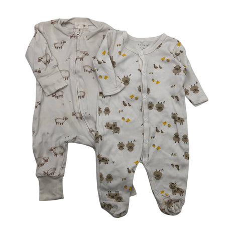 Unisex Name It - Kombinesoon, suurus 50 - 56 - Valge ()