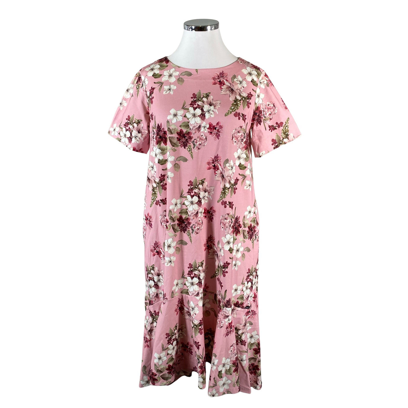 Unisex Ommellinen - Trikotaažist kleit, suurus 42 - Roosa (1)
