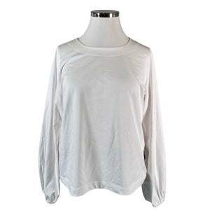 Unisex Ommellinen - Trikotaažist pluus, suurus 42 - Valge (1)