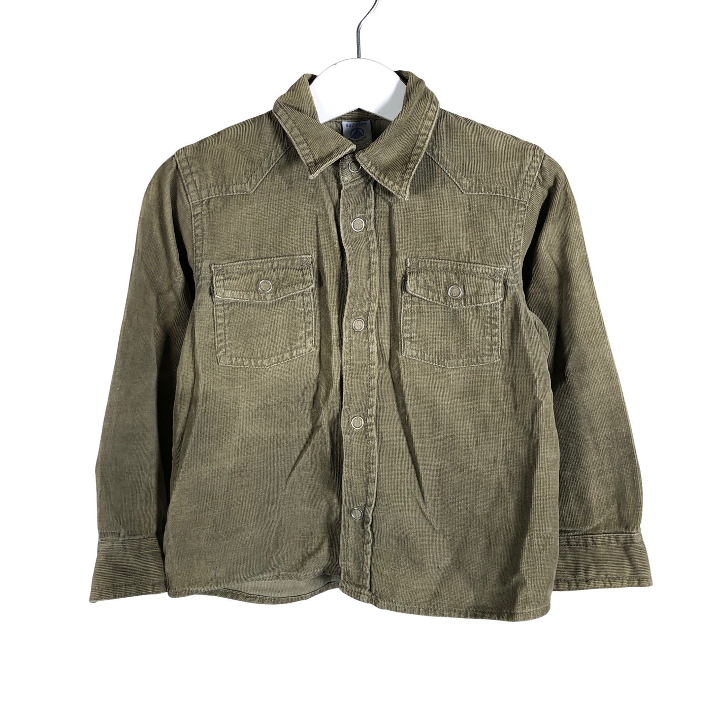 Unisex Petit Bateau - Teksasärk, suurus 98 - 104 - Roheline (1)