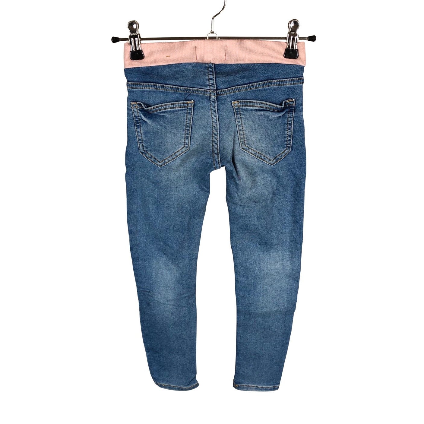 Unisex Lindex - Teksaretuusid, suurus 110 - 116 - Helesinine (2)