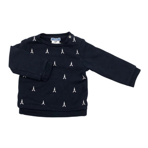 Unisex Jacadi - Dressikangast pluus, suurus 74 - 80 - Sinine (1)
