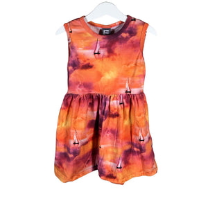 Unisex Lenne - Trikotaažist kleit, suurus 110 - 116 - Oranž (1)