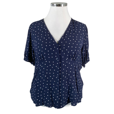 Unisex Marks&Spencer - Lühikeste käistega pluus, suurus 48 - Sinine ()