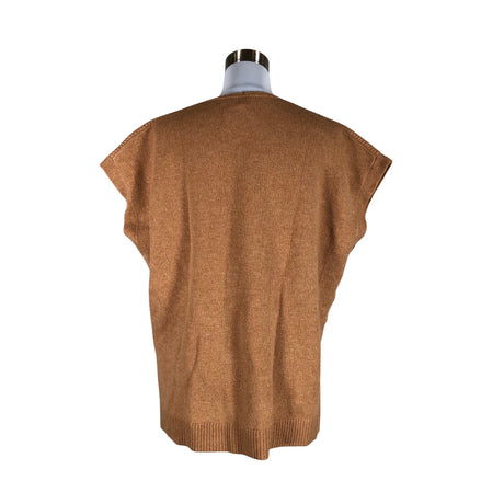 Unisex Andiata - Kootud vest, suurus 38 - Pruun (2)