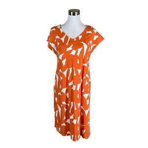 Unisex Nanso - Trikotaažist kleit, suurus 38 - Oranž (1)